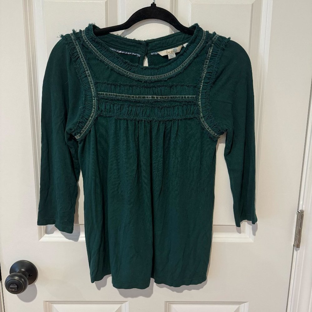 Boden‎ Green Flowy Ruffled Shirt - Size US 2